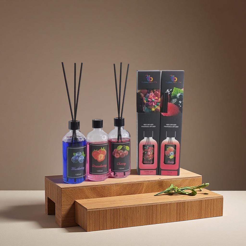 油性藤条香薰无火精油除臭水果香氛卧室厕所持久外贸批发家用香薰机