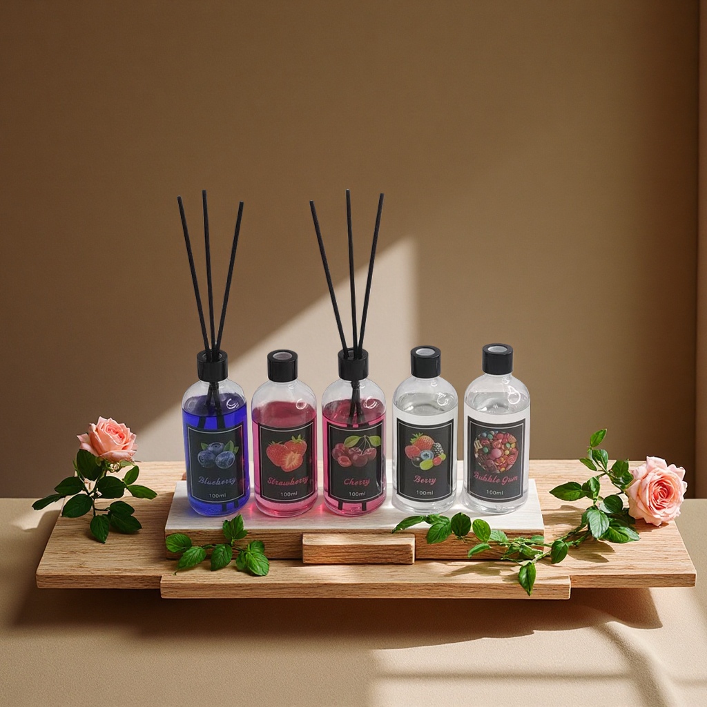 Oil-based rattan aromatherapy, non-flame essential oil, deodorizing fruit fragrance, bedroom, bathroom, long-lasting export wholesale, household aromatherapy machine Item Picture