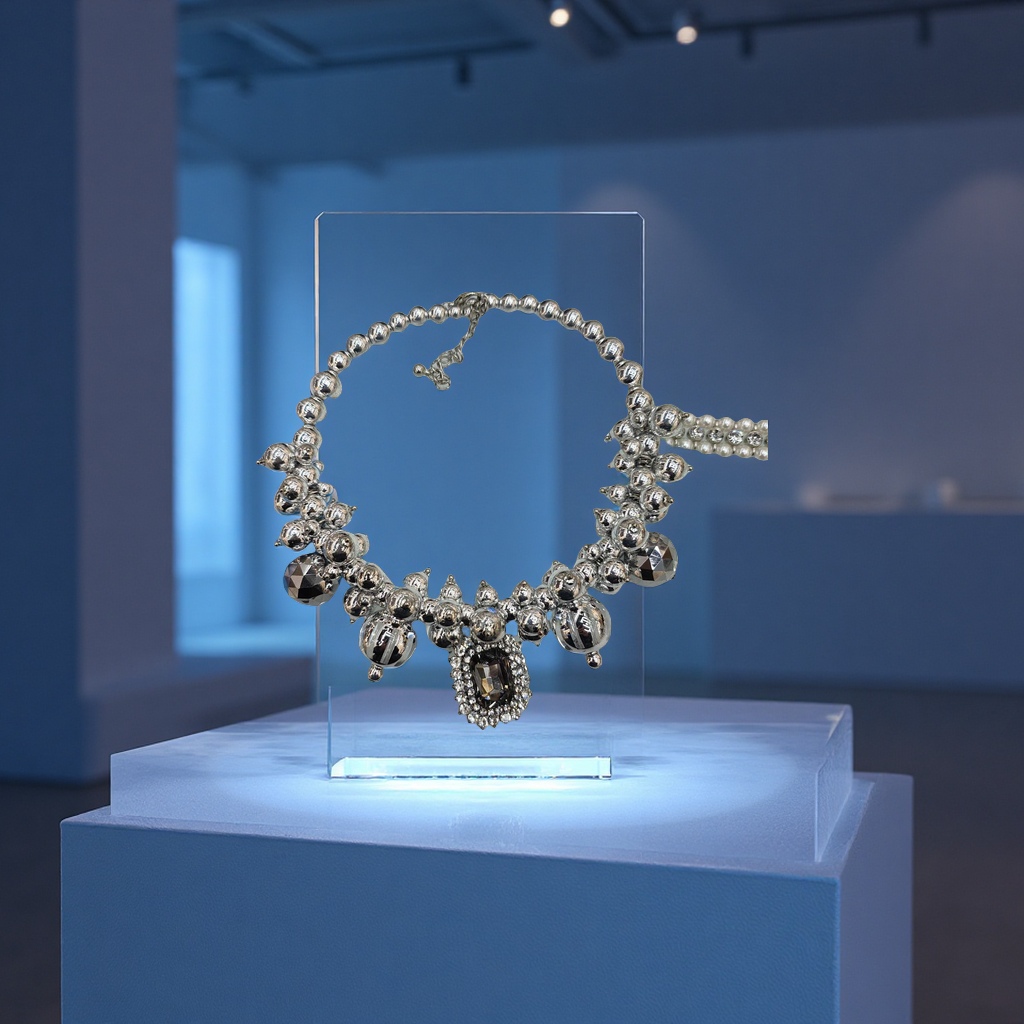 葡萄串十合金时尚颈链细节图