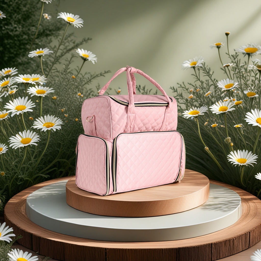 美甲收纳包，美甲工具收纳包，美甲甲油收纳包，可收纳80瓶指甲油和美甲烤灯等全部美甲工具。细节图