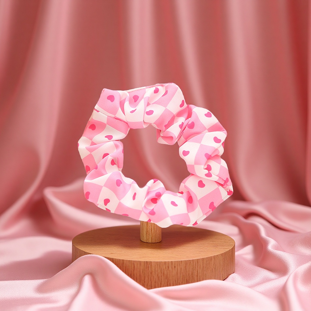 New sweet and charming color series of large intestine hair bands, Korean version of organa hair ties, INS style high-elasticity wholesale hair accessories and headwear Application Scenario