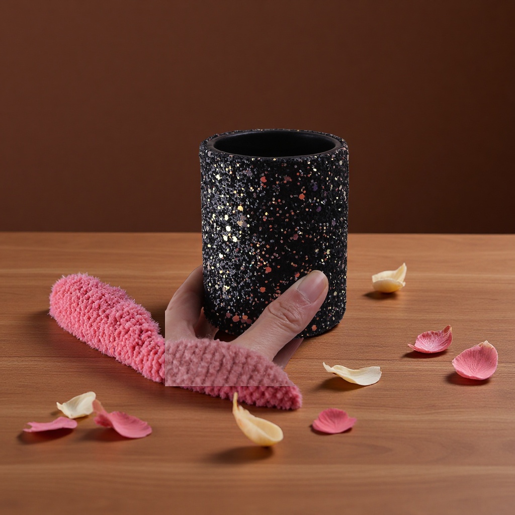 卓尔雅美妆眉笔收纳筒批发桌面梳妆台彩妆美甲店防尘化妆刷收纳桶美容护肤彩妆工具