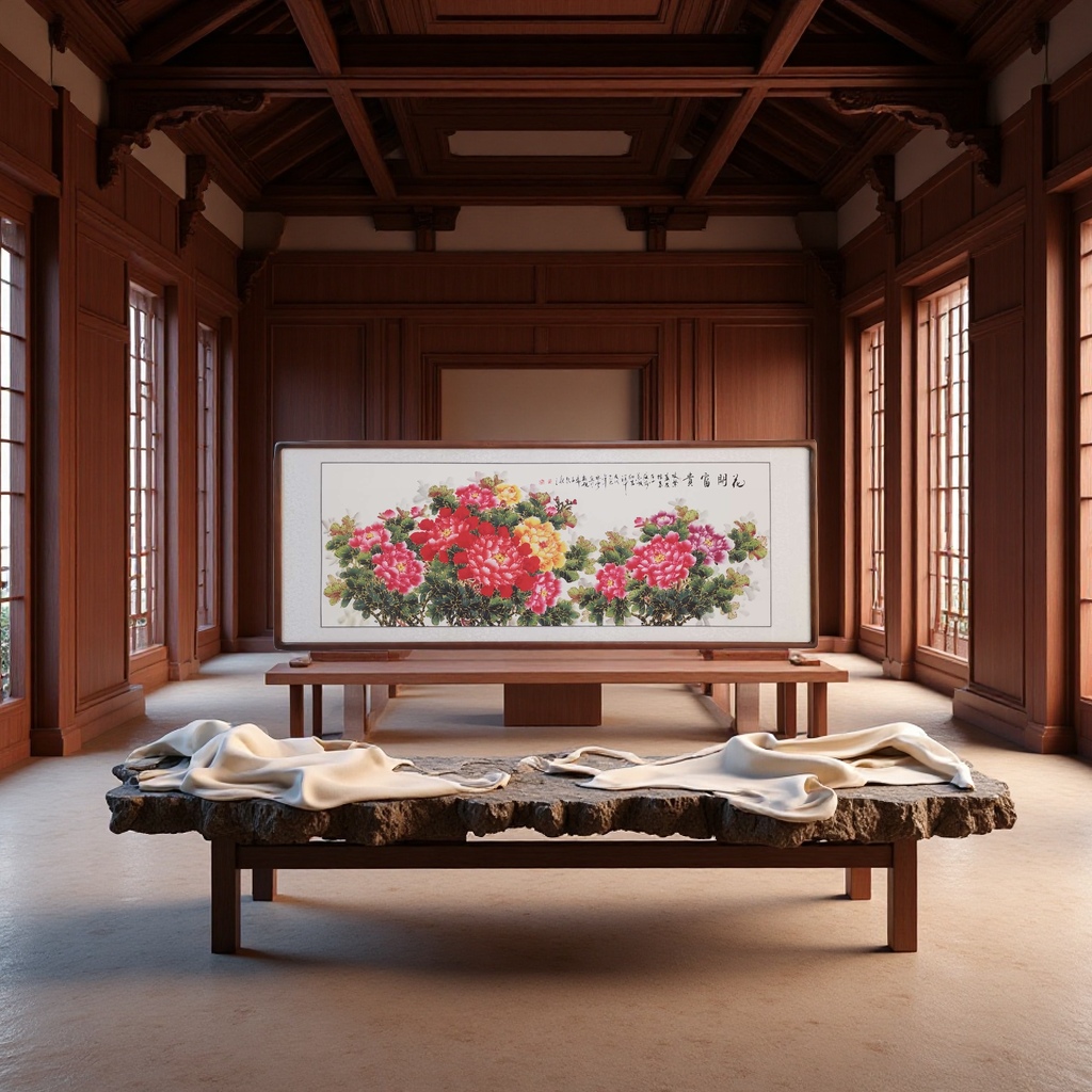 国画60x160有机玻璃圆角框艺术挂画装饰画展示框透明底板简约现代