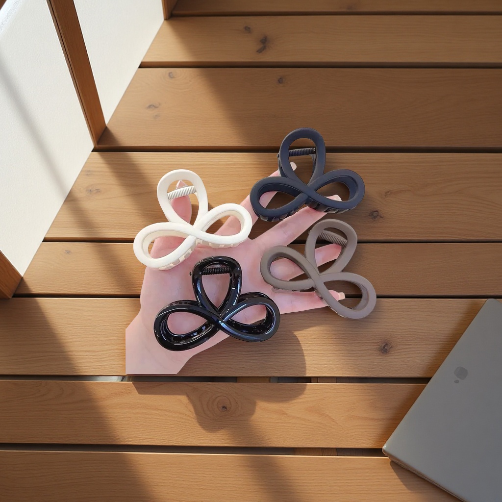 韩国简约发量少女后脑勺盘发抓夹高级感鲨鱼夹网红发饰新款发夹产品图