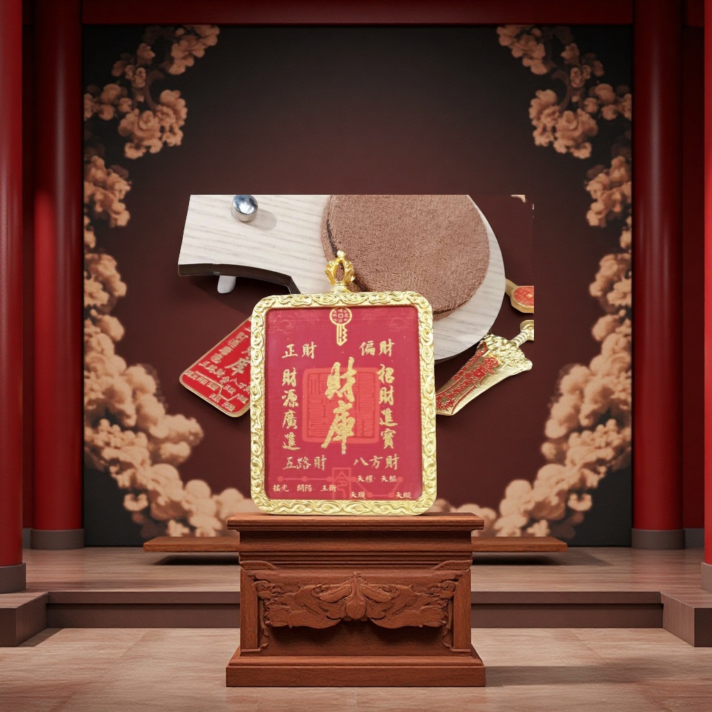 道教财库风水摆件财运招财镇宅装饰吉祥物财源广进家居摆设