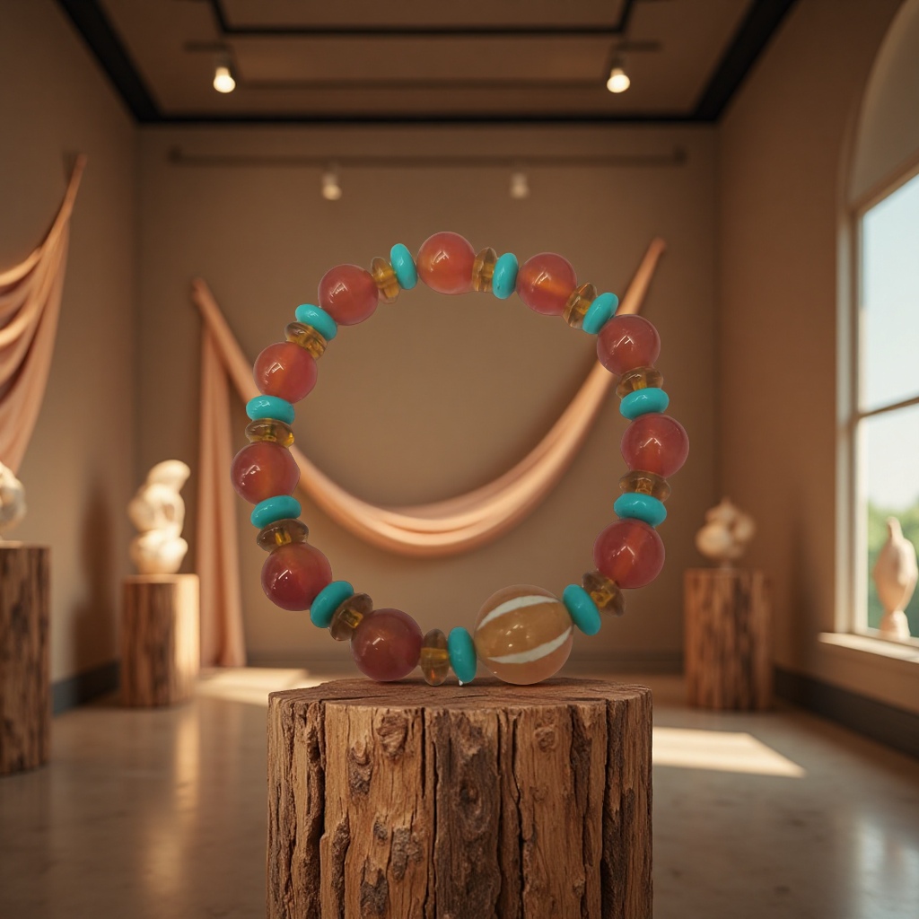 玛瑙手链细节图