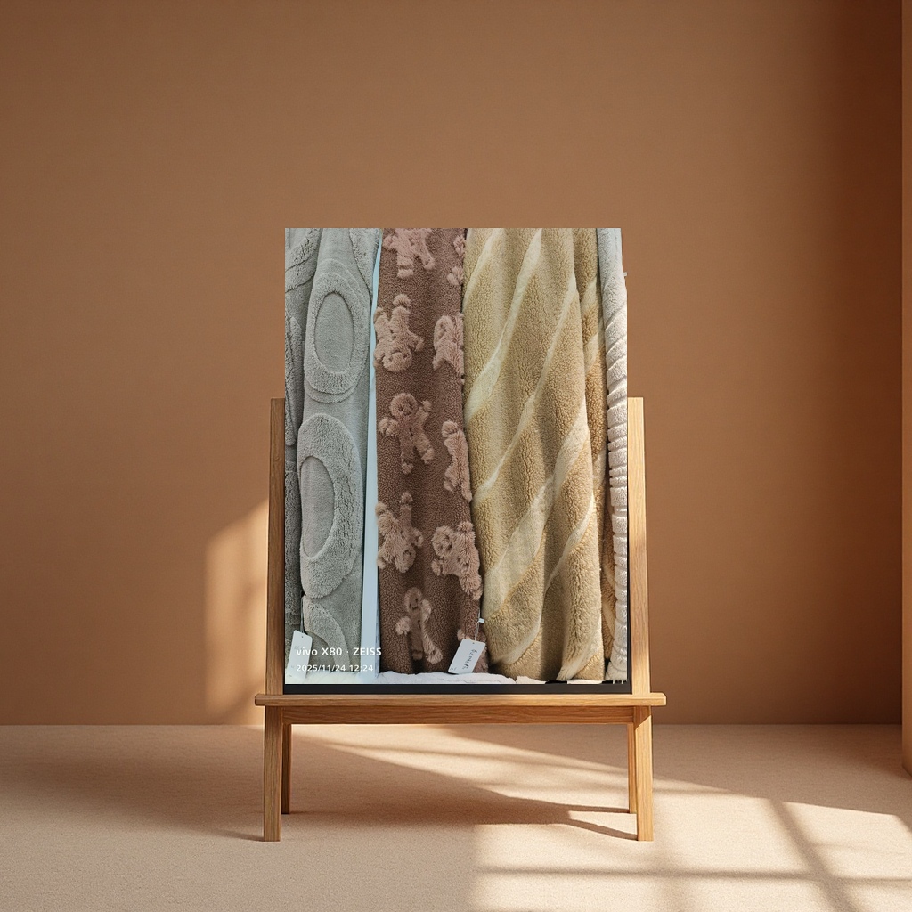 Thickened carpet with crystal velvet, multi-functional anti-slip floor mat for bedrooms, kitchens and bathrooms, soft and comfortable home carpet details Picture