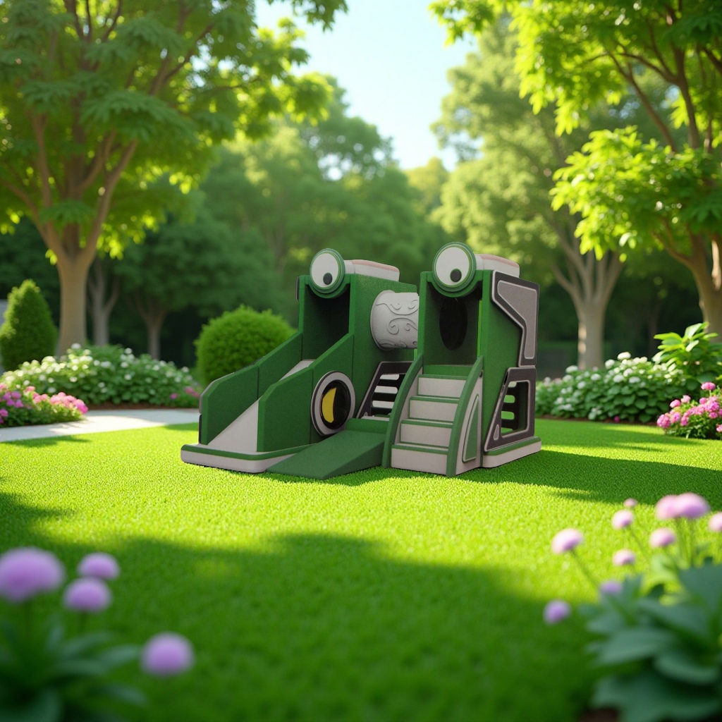 The toy children's slide and outdoor trampoline set is suitable for outdoor children's entertainment. It is safe, durable and comes in various colors Specification image