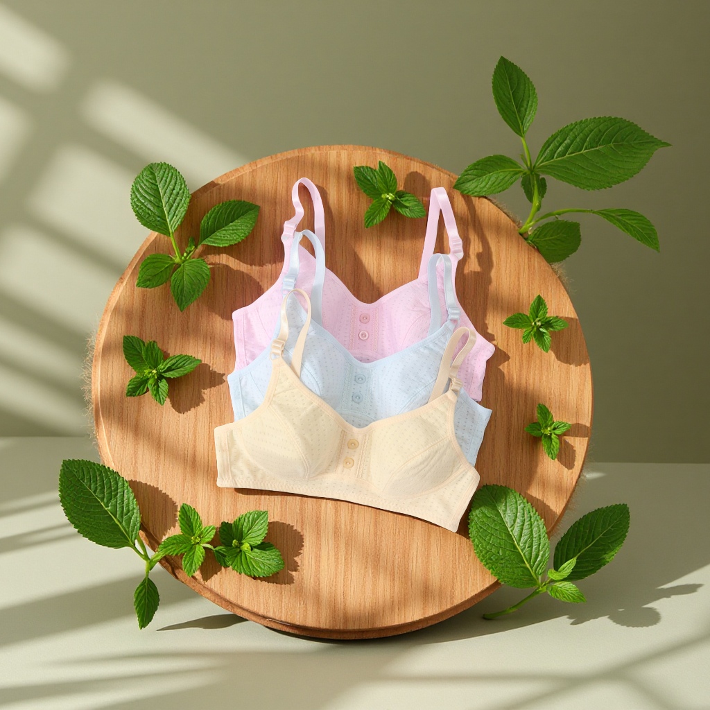 虾皮夏薄款少女文胸无钢圈调整内衣初高中大学生棉质透气舒适女生胸罩