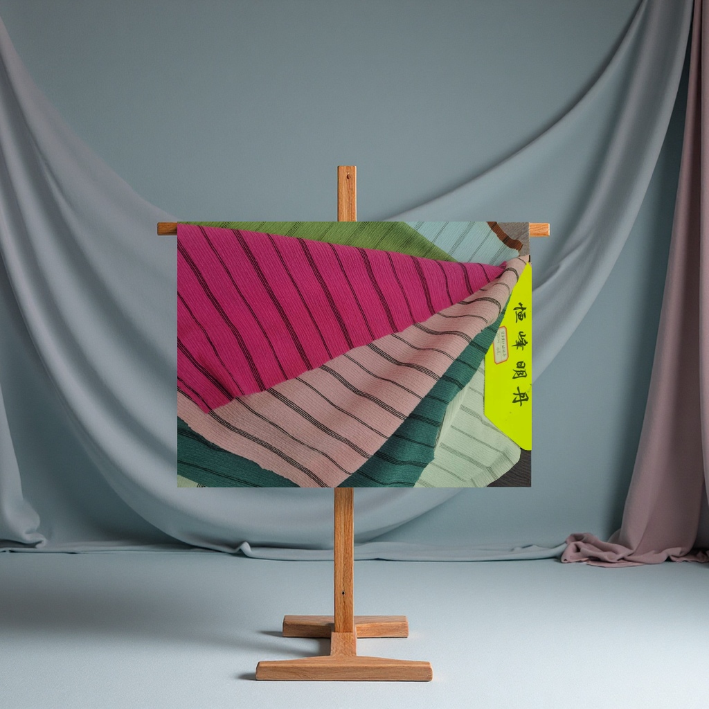 皱布横条手工艺材料多用途装饰布料家居用品DIY布艺60cm宽