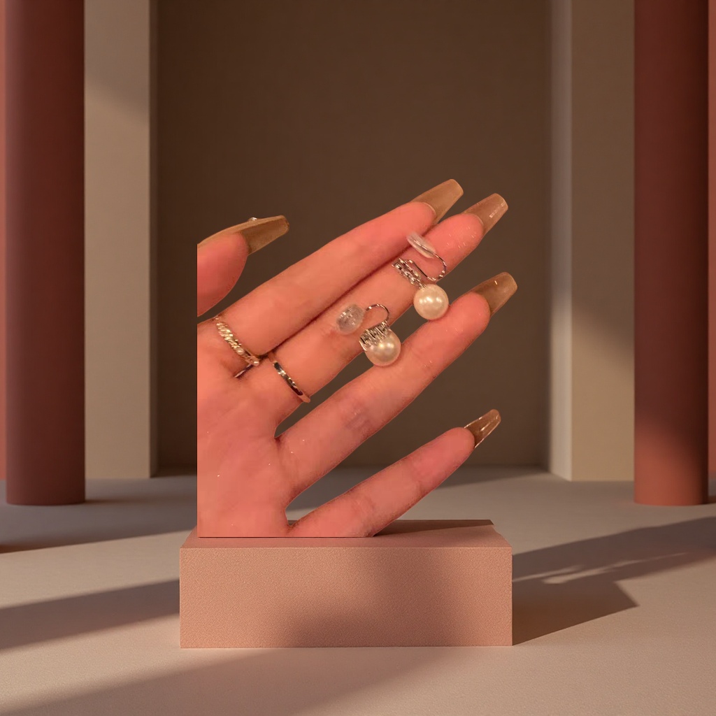 时尚珠宝镶嵌闪耀水晶项链手链耳钉套装女简约气质潮流饰品