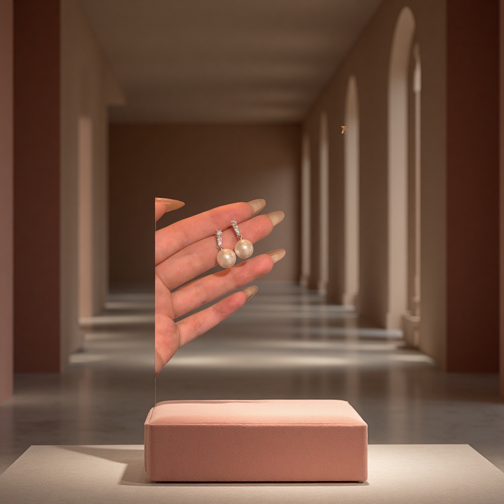 韩系温柔百搭闪锆珍珠耳环女轻奢高级感耳钉独特漂亮气质耳饰耳夹产品图