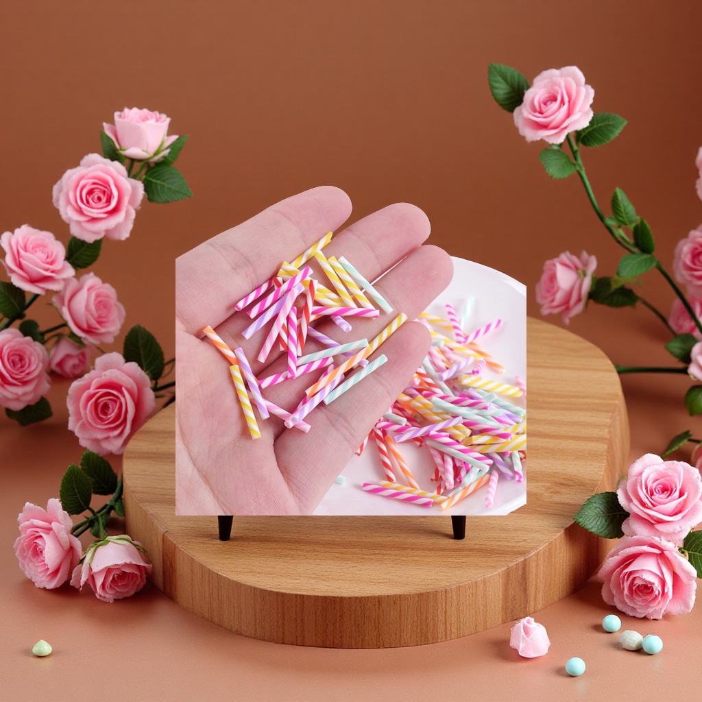 PVC soft clay chocolate bars, colored candy bars, DIY handmade clay accessories, slime filling materials, fine chocolate bars, decorative materials, multi-color creative handmade items Specification image