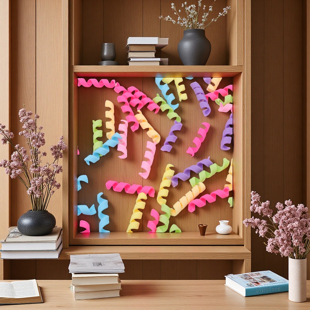 Soft clay pasta rolls, colorful spring rolls, DIY food toys, fruits, candies, chocolate cakes, decorative accessories details Picture