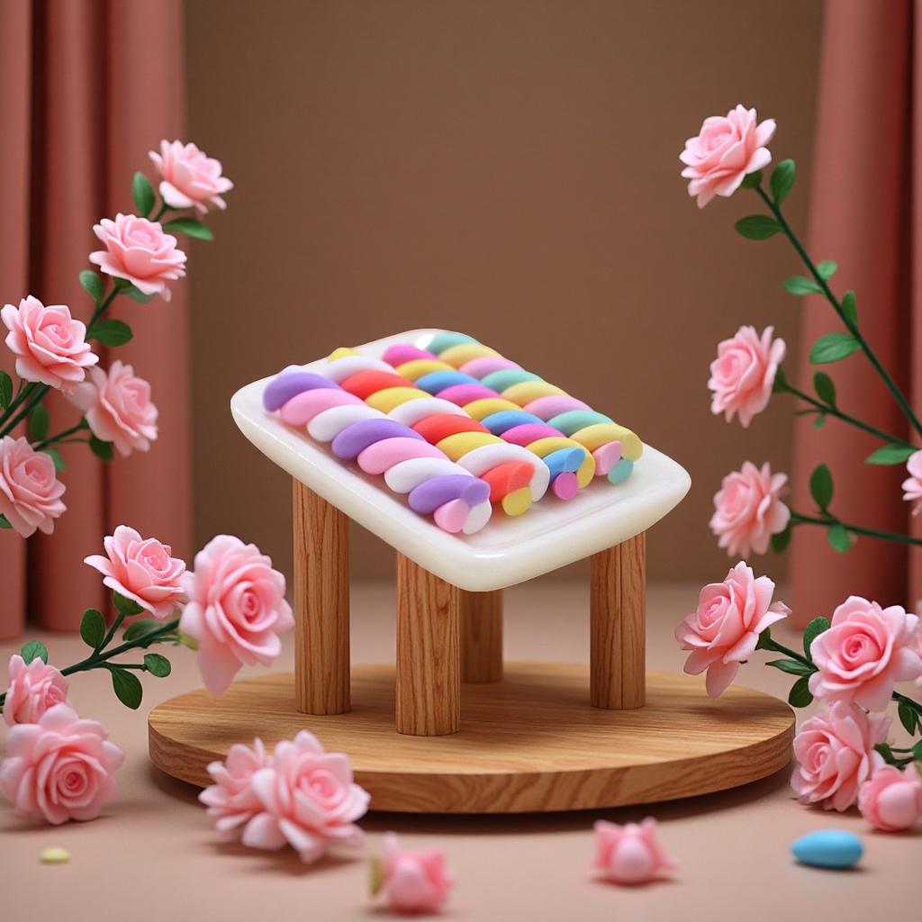 软陶饰品玩具仿真棉花糖食玩配件DIY奶油胶手机壳装饰材料创意手工制作