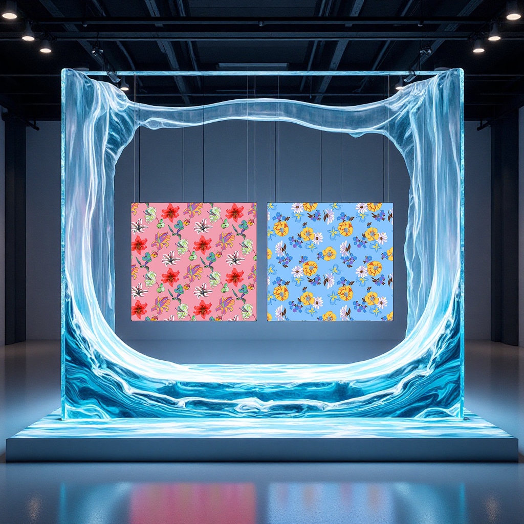 实力工厂家纺服户外热转移印花涤纶布热升华数码定制来图来样扎染布印花材料