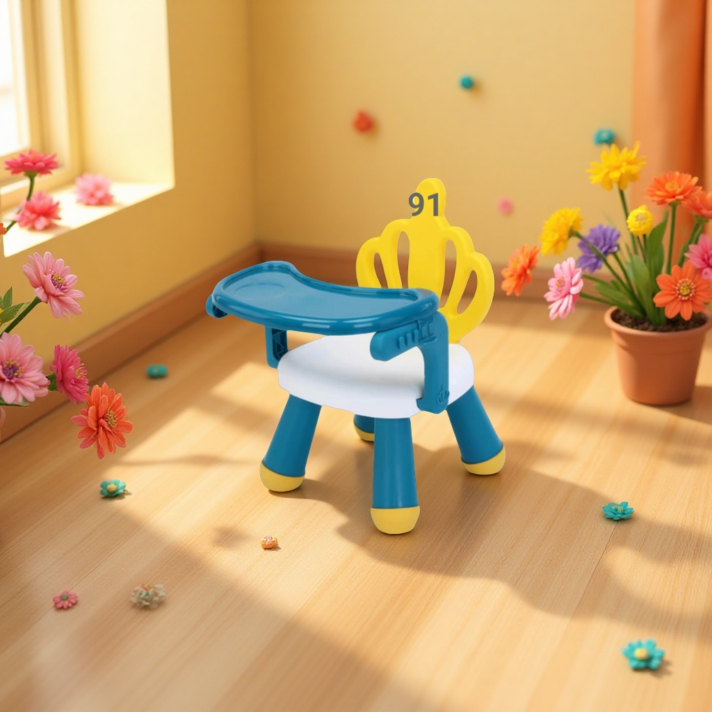 儿童卡通靠背塑料凳子加厚防滑宝宝家用幼儿园座椅婴幼儿吃饭小板凳