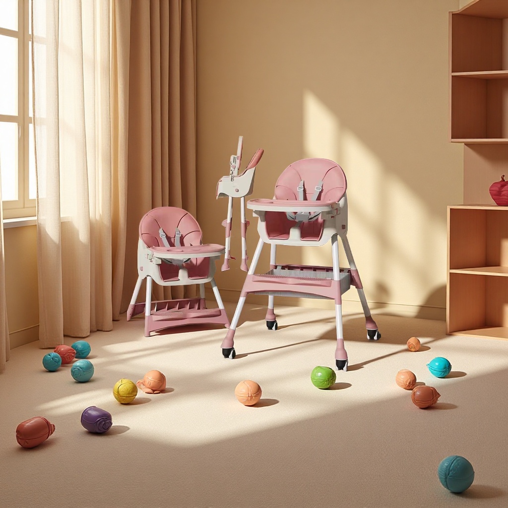 婴儿餐桌宝宝儿童多功能可调节防滑便携幼儿辅食桌宝宝用餐桌椅组合