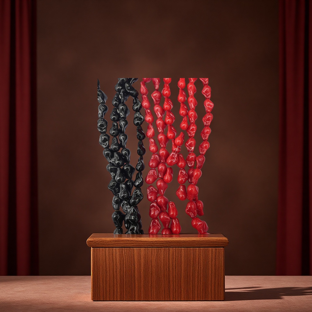 饰品配件珠子安哥拉红亮黑色手工DIY饰品材料配件多色任选