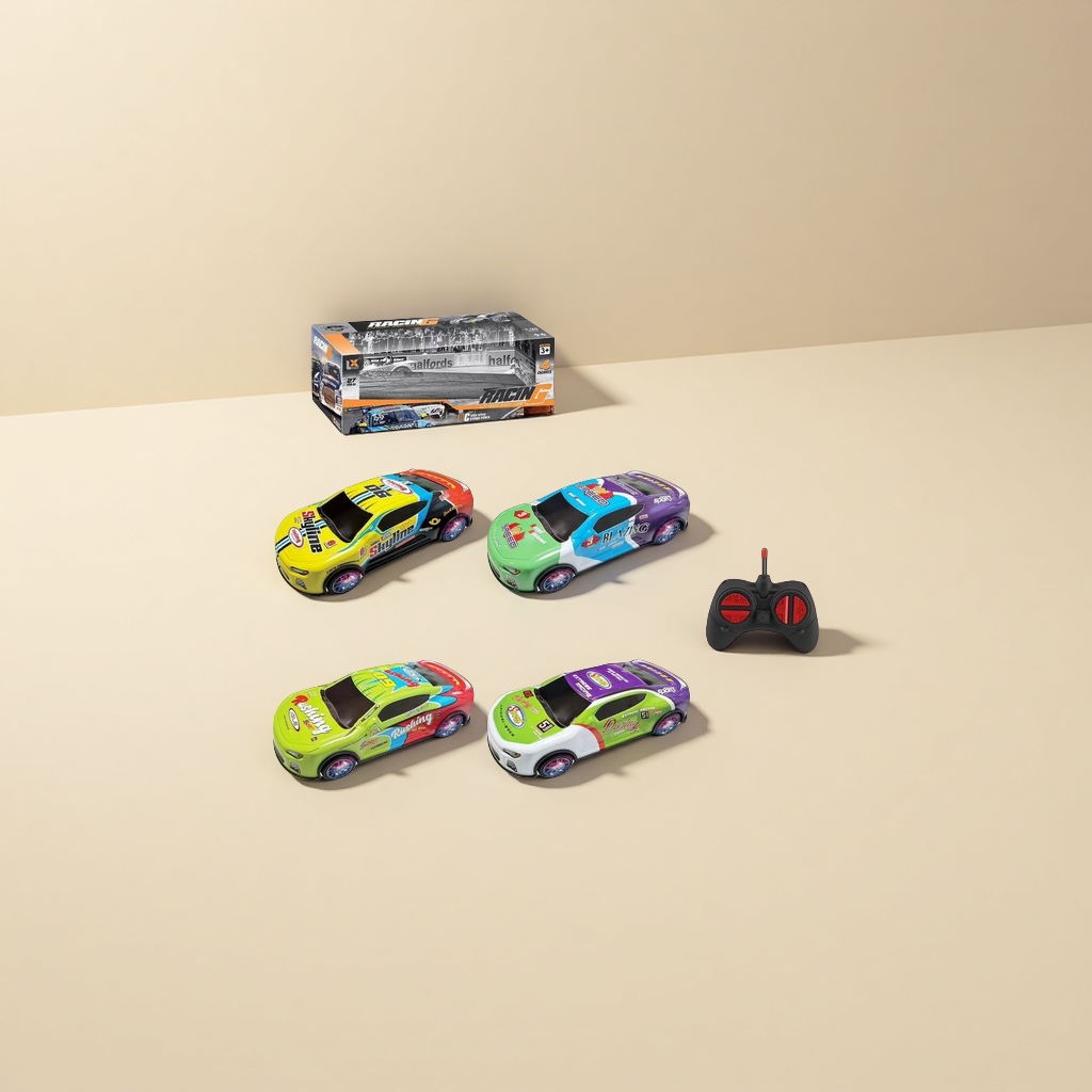 24四通拉力赛合金遥控车带灯光竞技模型不包电动儿童玩具赛车耐摔耐跑遥控车详情图2