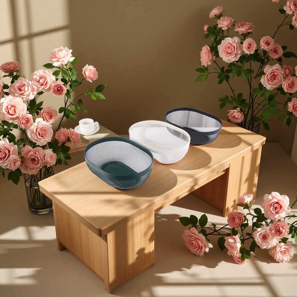 水果篮收纳篮沥水篮干果篮多功能家用厨房整理置物篮简约实用