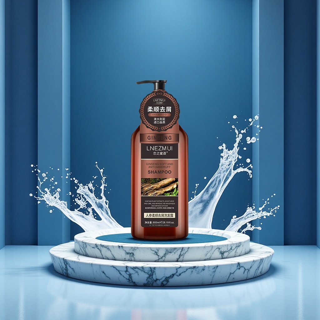 800ML Love Honey Language Polygonum Multiflorum Ginseng Shampoo, Refreshing Oil-Control Hair Care, Ginger Shampoo wholesale Application Scenario