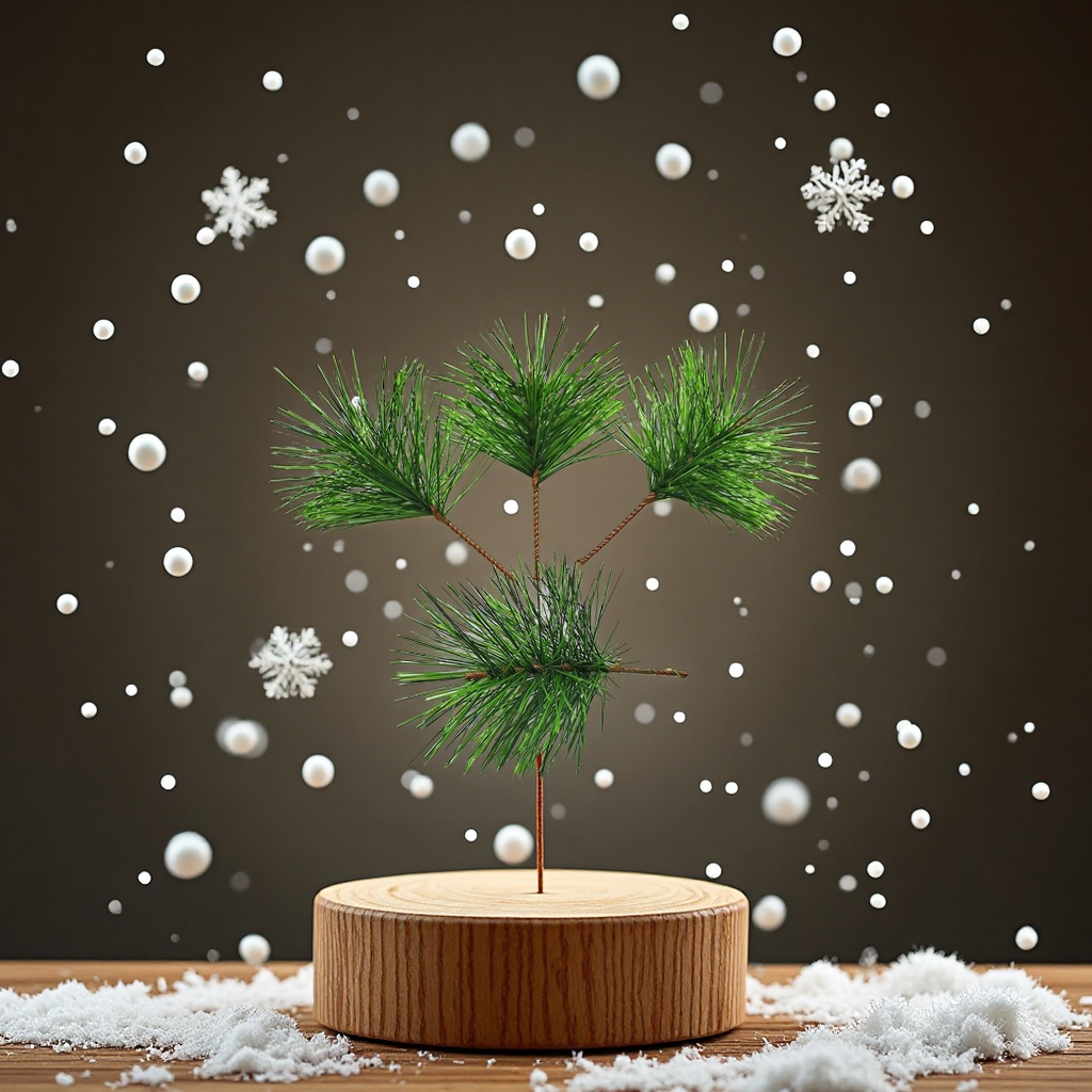 仿真松针圣诞节装饰用品节松人造松针条圣诞花环配件办公文化仿真园艺枝叶树