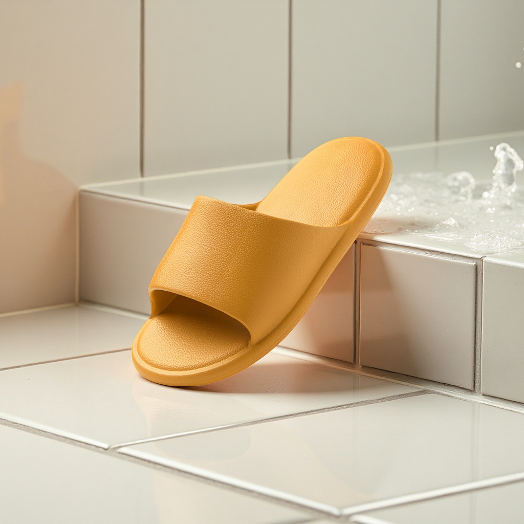 男女家用夏季防滑软底浴室拖鞋舒适踩屎感室内洗澡凉拖批发橡塑工程塑料EVA