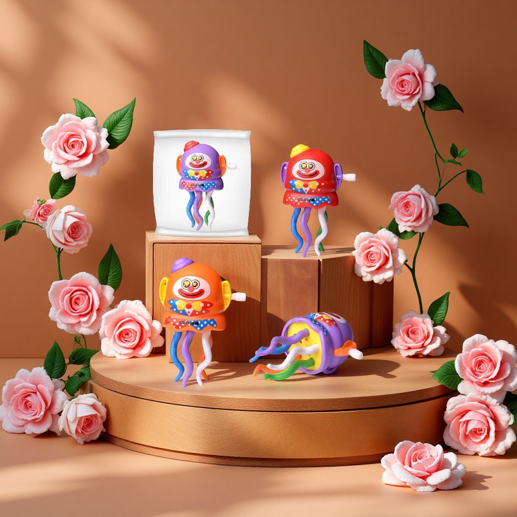 发条扭扭小丑玩具趣味手动机械儿童益智互动创意礼物新颖玩偶