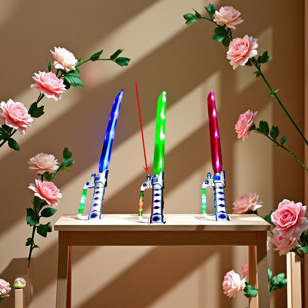 发光玩具激光剑儿童夜光战斗棒炫彩彩光安全塑料手持娱乐用品