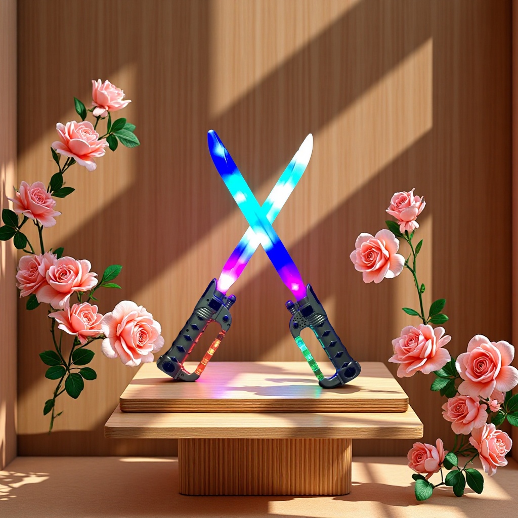 发光棒红外线激光剑 儿童音乐闪光音乐刀剑 新款星球地摊热卖货源批发 