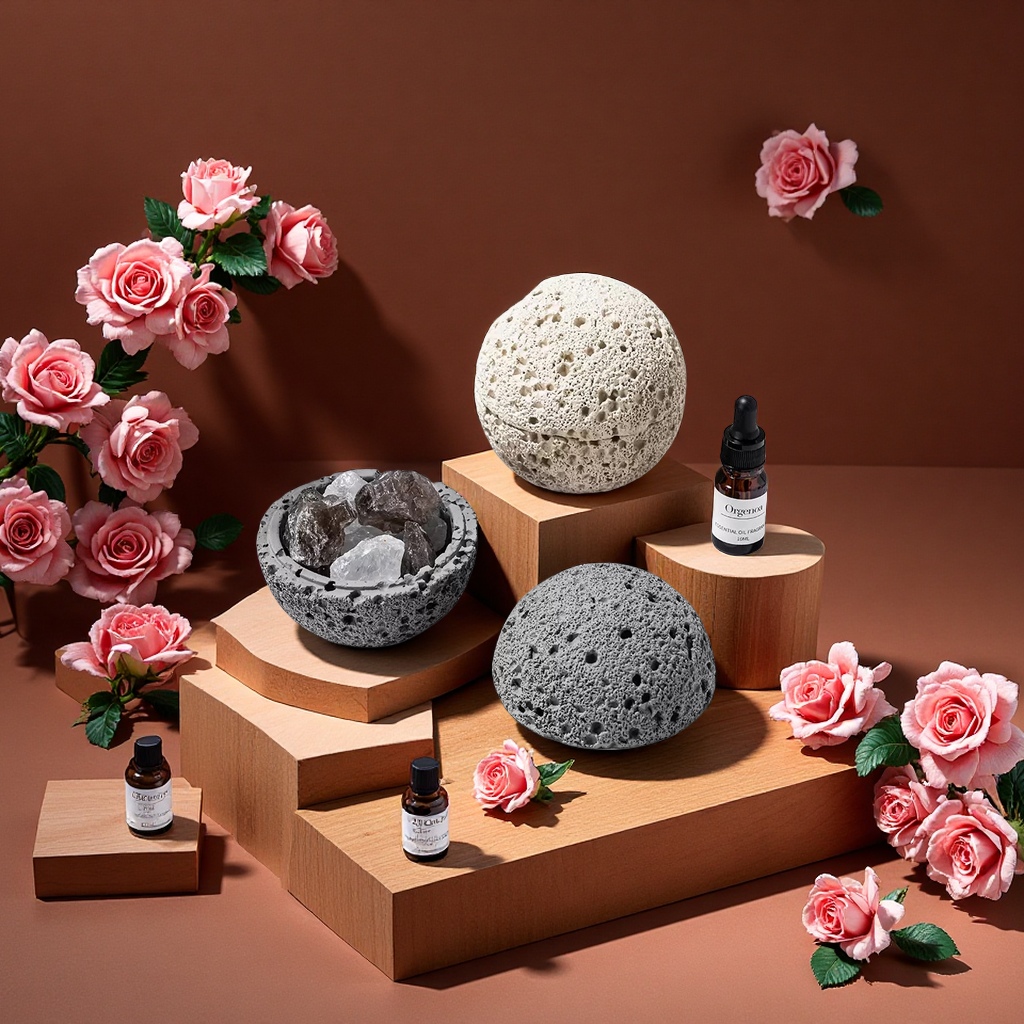 水晶香薰礼盒香氛套装家用卧室客厅香薰礼品精油礼盒装香薰蜡烛