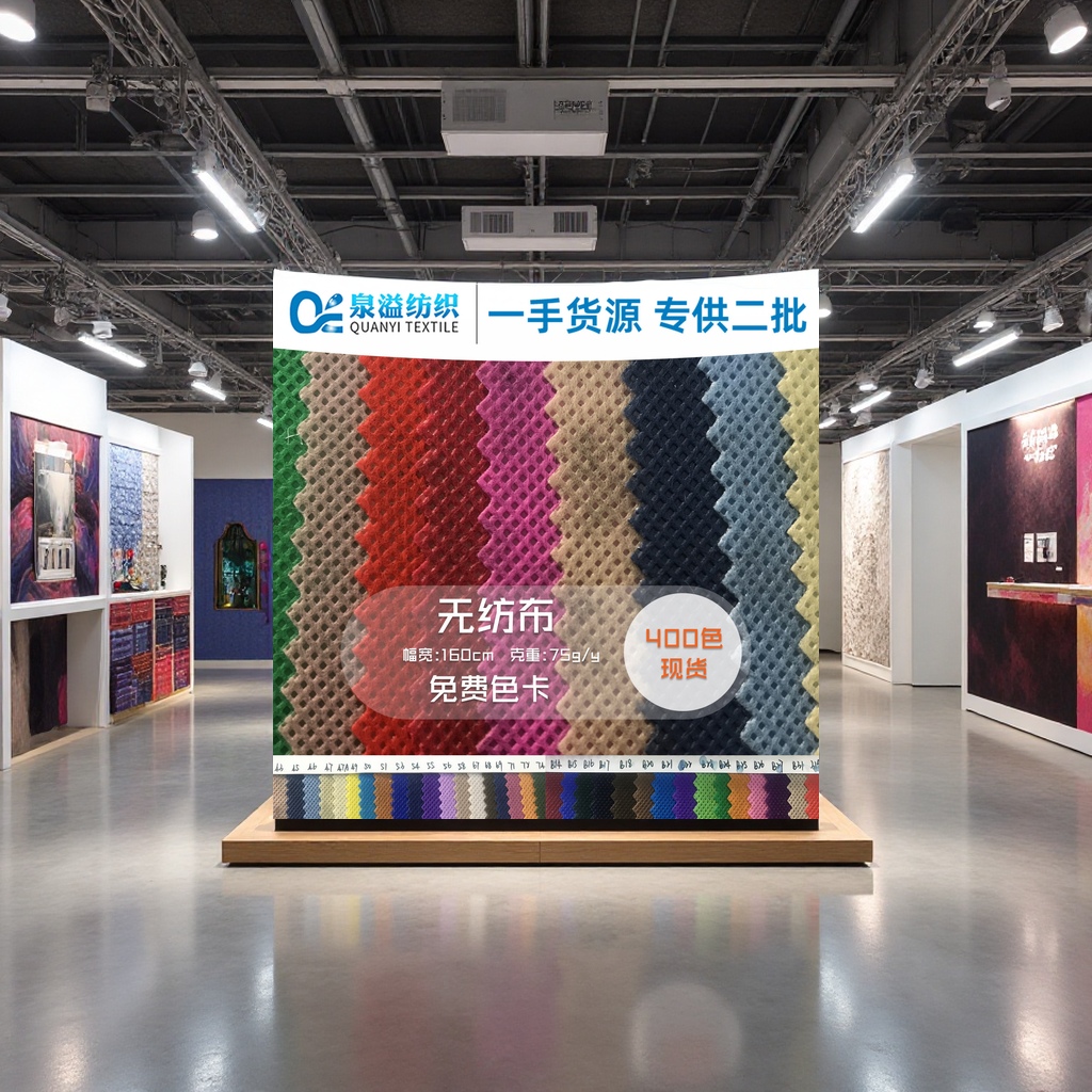 The manufacturer offers 75g brand-new color PP non-woven fabric, multi-color spunbond fabric, spunlace non-woven fabric and leather accessories in stock