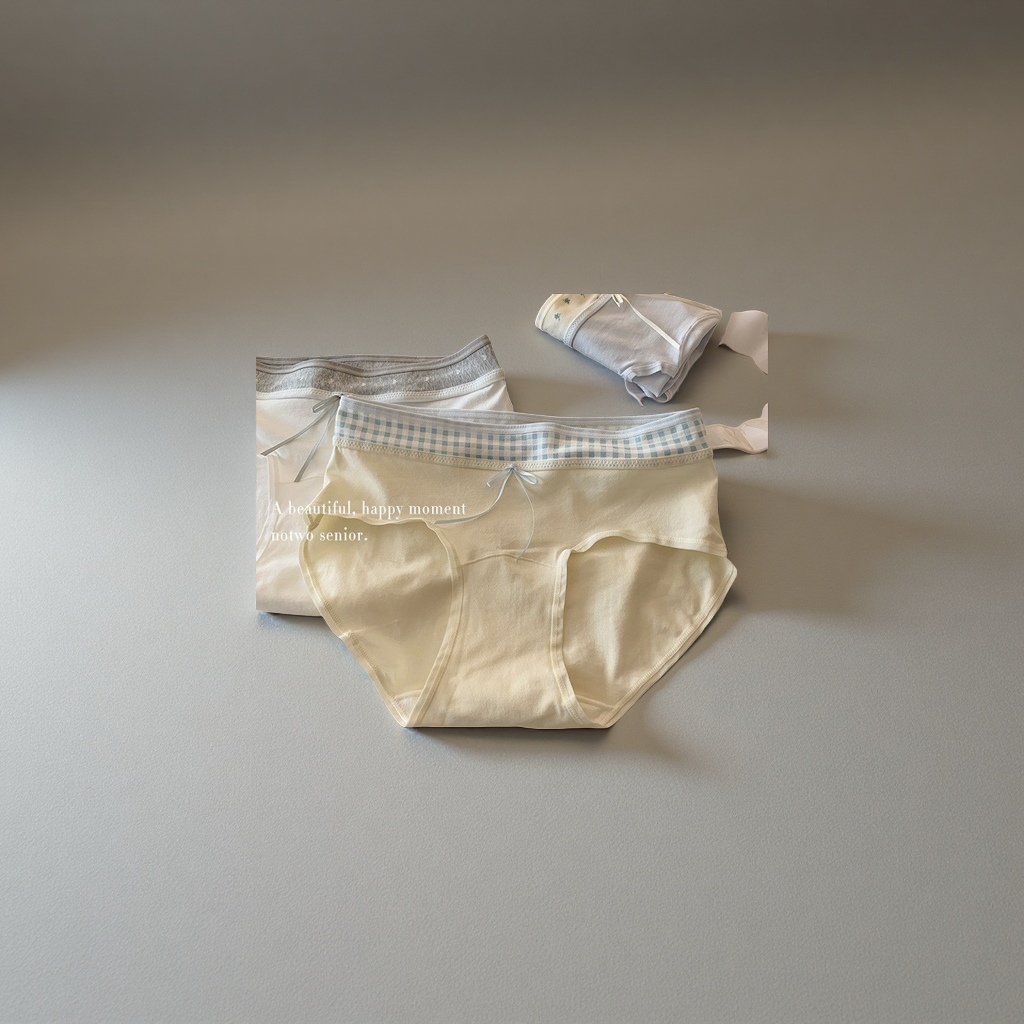 女士平角裤/平脚裤实物图