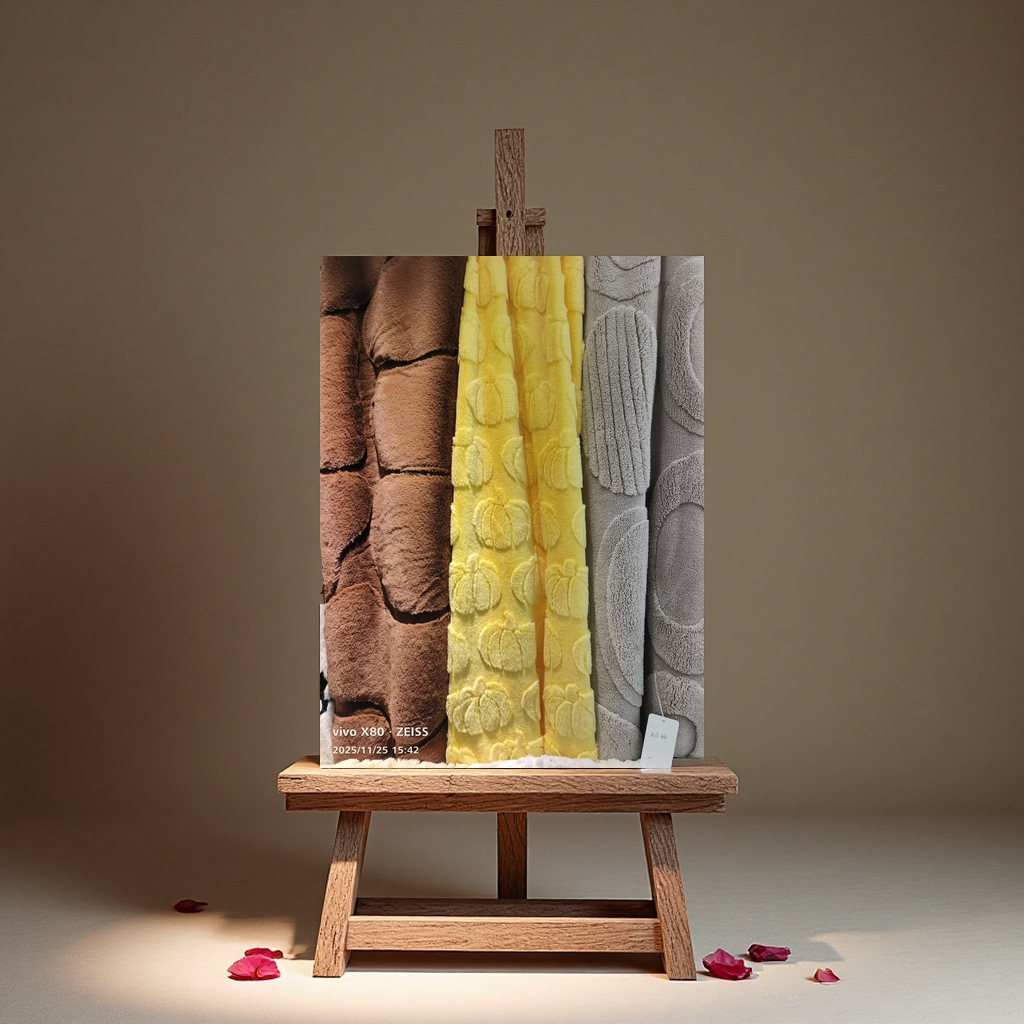 Thickened crystal velvet bedroom carpet, anti-slip soft carpet, multi-functional bathroom and kitchen floor mat Application Scenario