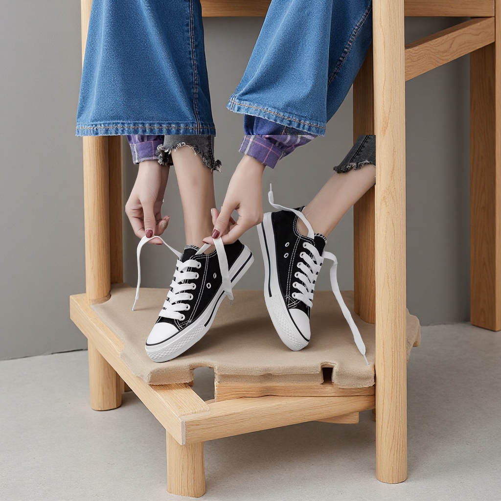 批发春秋经典帆布鞋女学生韩版小白鞋情侣款休闲板鞋男鞋子女式鞋