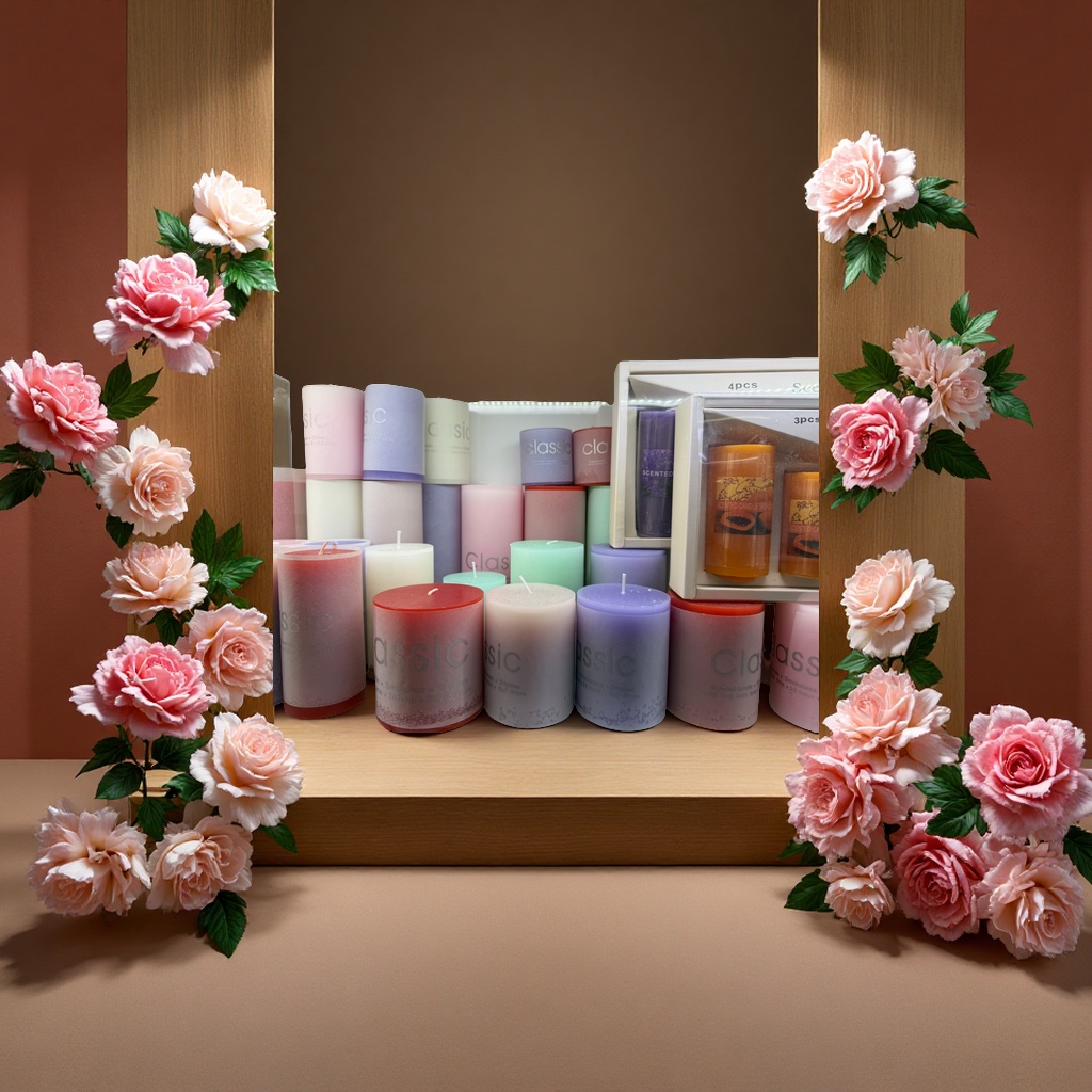 香薰蜡烛香氛持久室内香薰点燃香气温馨家用装饰礼品装饰蜡烛