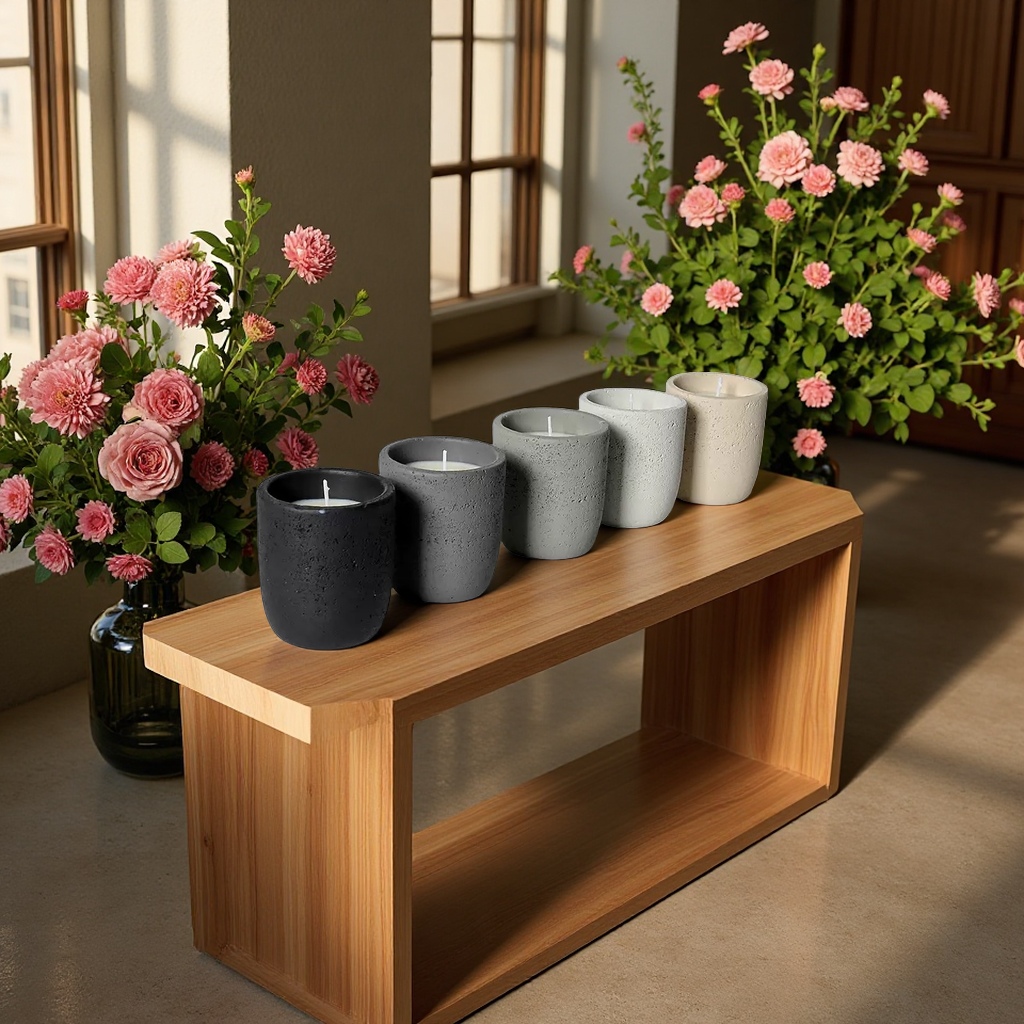 水泥系列香薰蜡烛温馨香氛家居装饰香薰灯卧室客厅香味持久