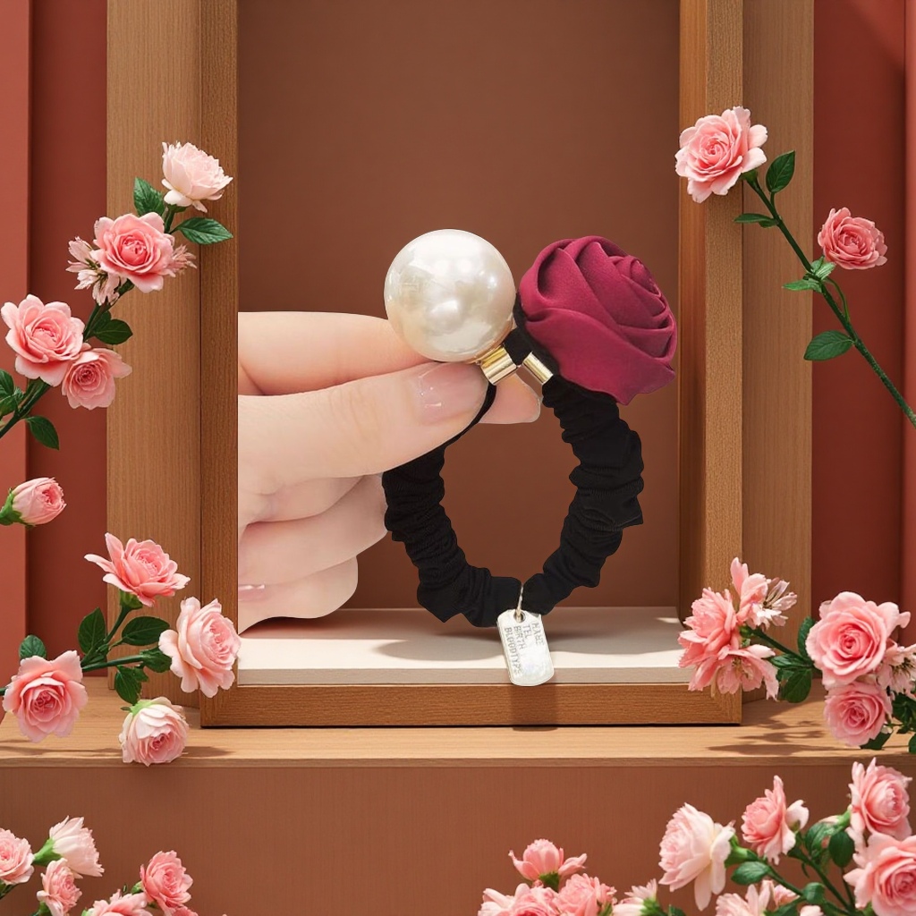 发圈弹力橡皮发饰头饰发绳简约百搭发夹发带发束头饰品女学生款多色可选