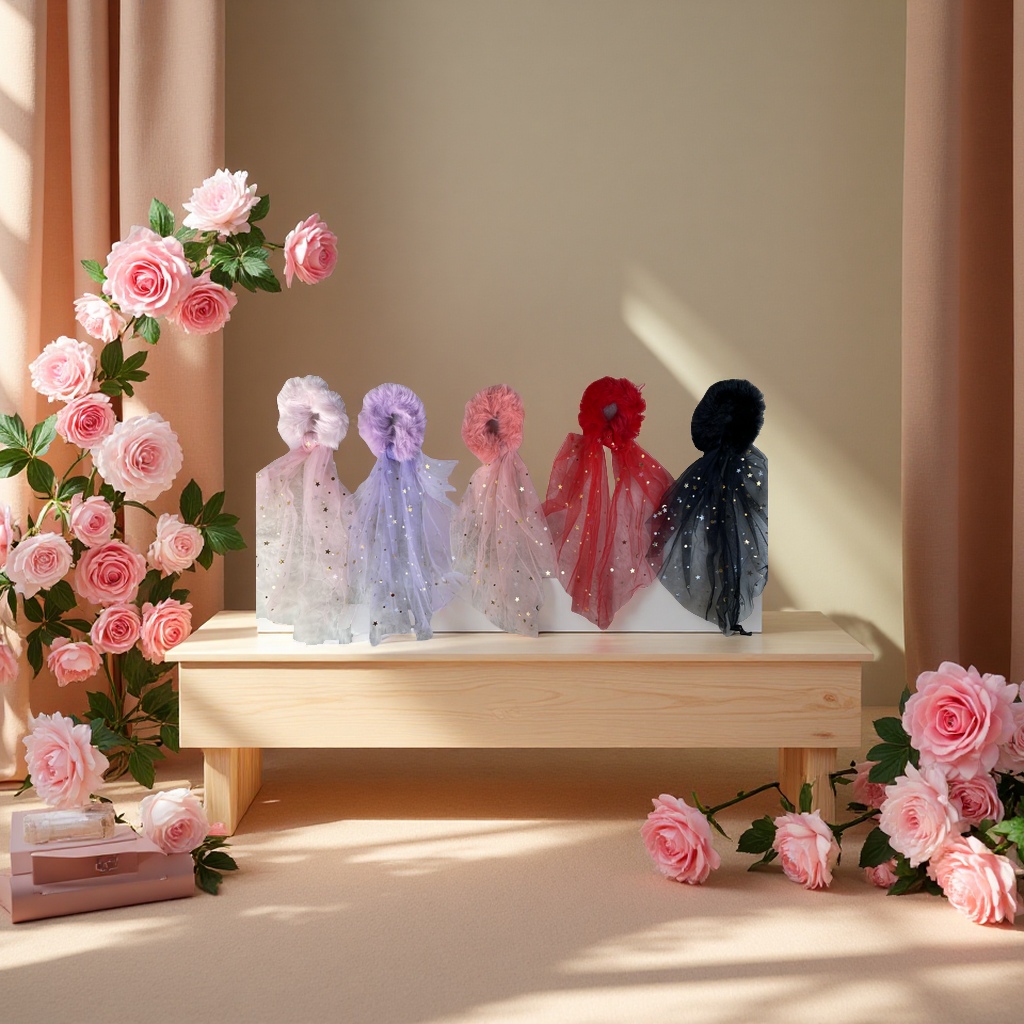 发圈弹力橡胶发饰头饰发绳头绳简约百搭发饰发圈多色可选