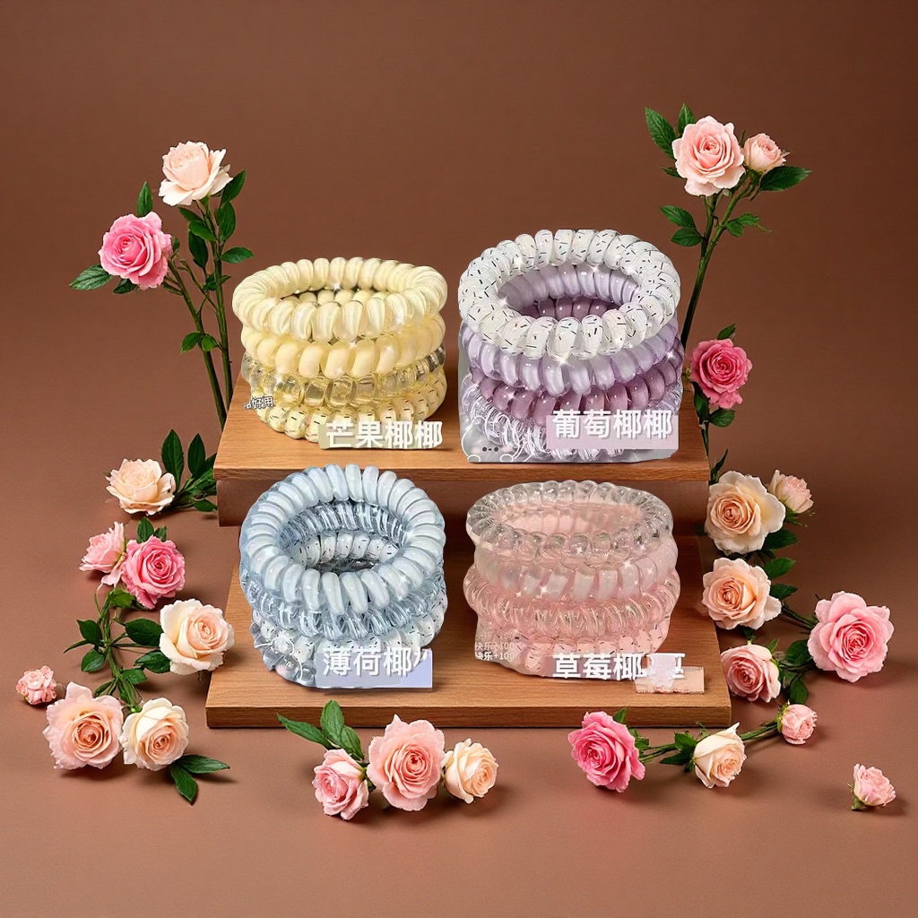 时尚饰品大肠发圈头绳方巾发圈百搭发饰发束发夹女韩版潮流