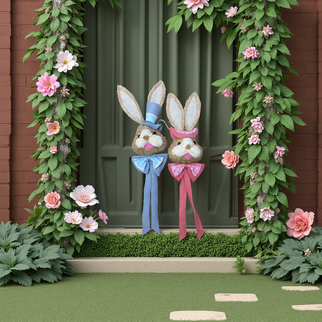 复活节装饰兔子挂件可爱节日装饰品家居布置挂饰礼物创意摆件