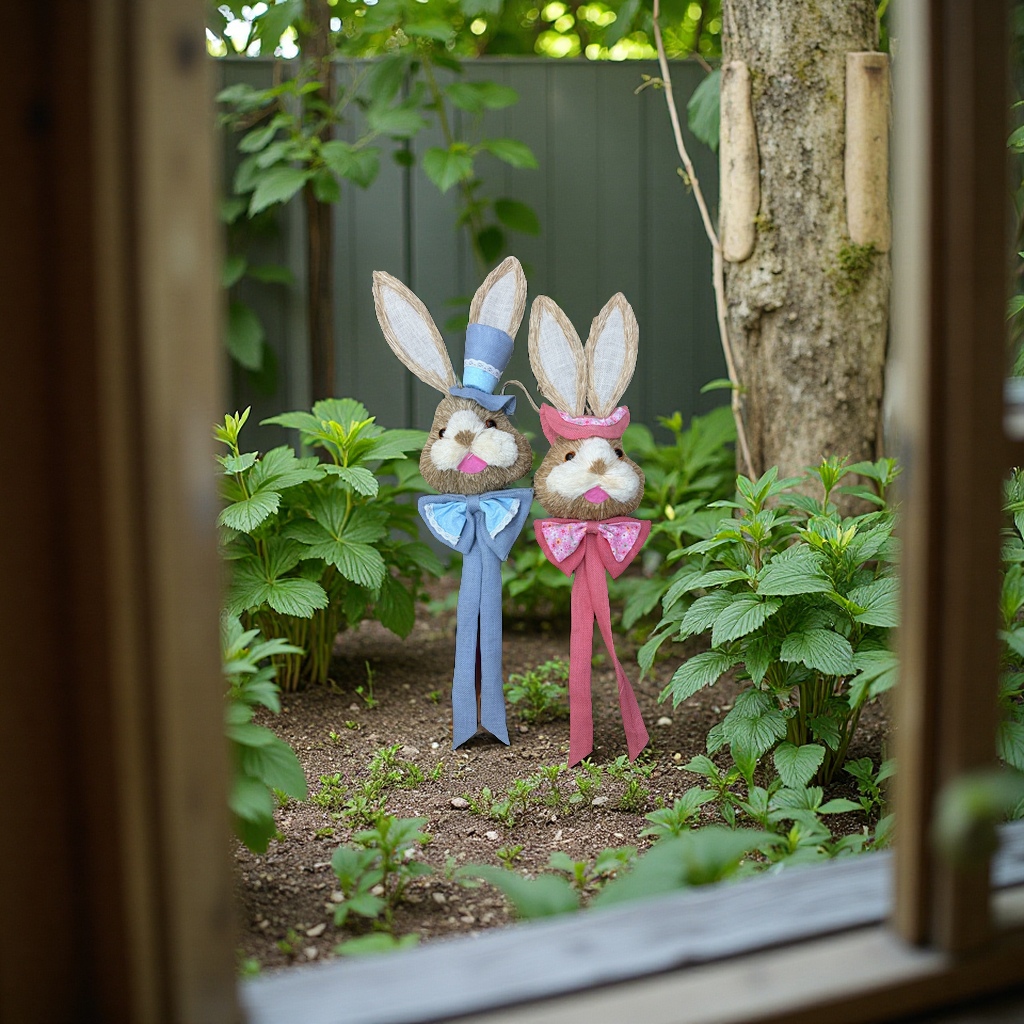 复活节装饰兔子挂件可爱节日装饰品家居布置挂饰礼物创意摆件细节图