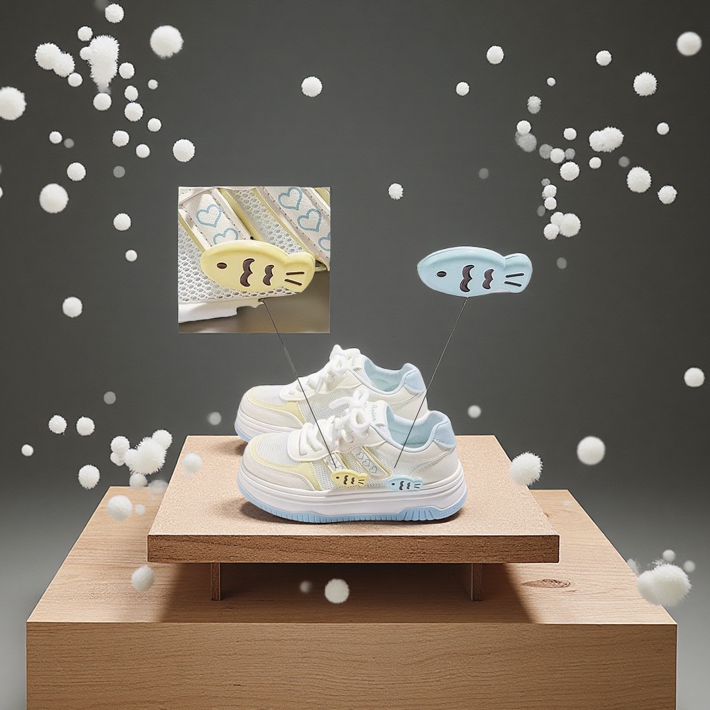 Girls' sports shoes, fleece and thickened white board shoes, students' and children's cotton shoes, children's shoes, girls' shoes, baby leather shoes, sports shoes Application Scenario