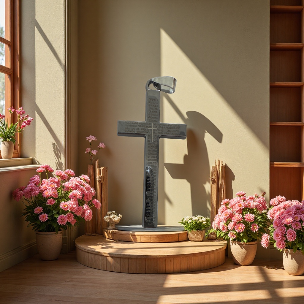 十字架男士饰品吊坠合金材质