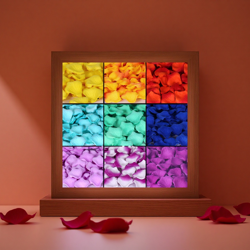 无纺布婚礼装饰玫瑰花瓣一斤装5500片婚房布置仿真工艺品礼品