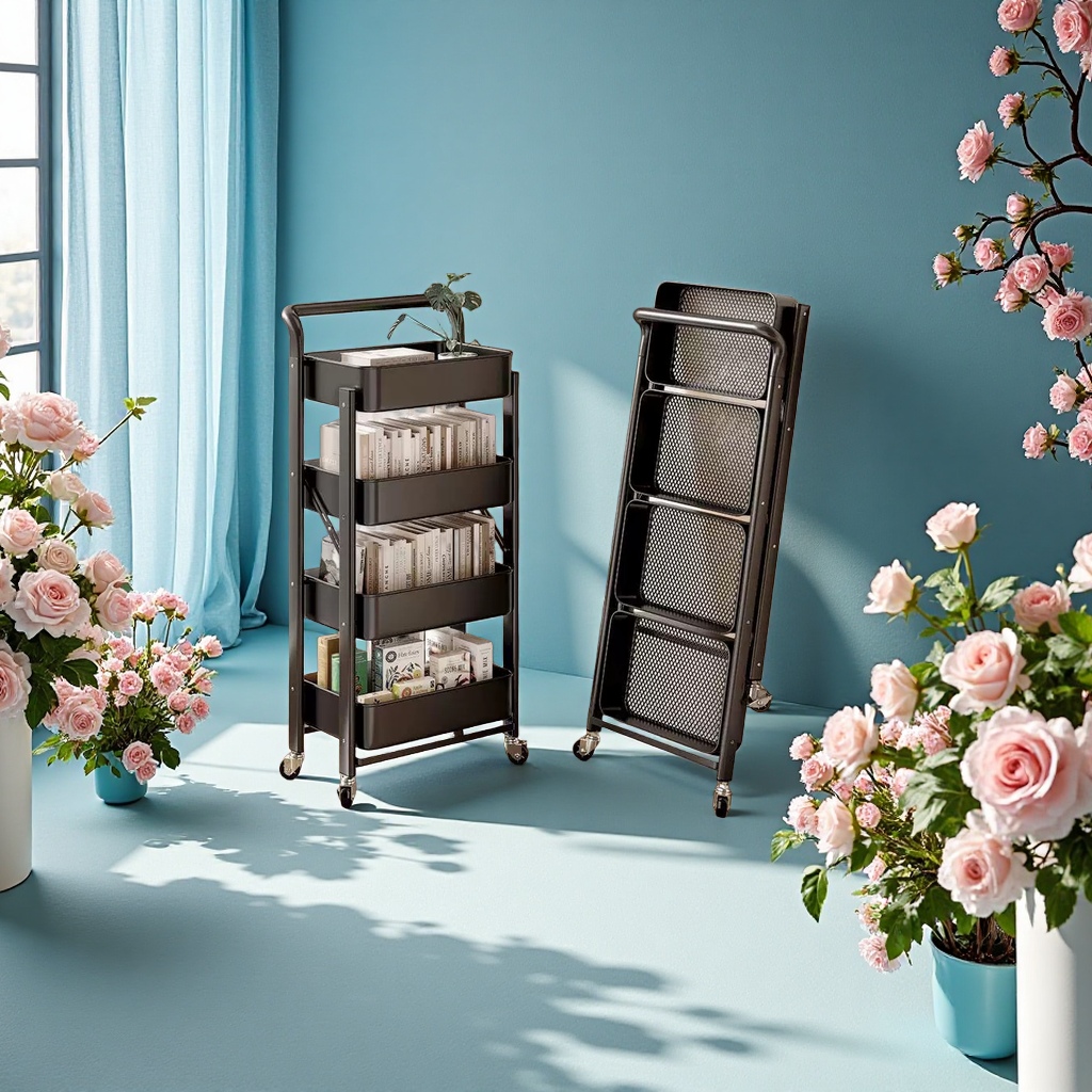 多层储物架书房书架厨房置物架简约实用收纳架家用整理架多功能架