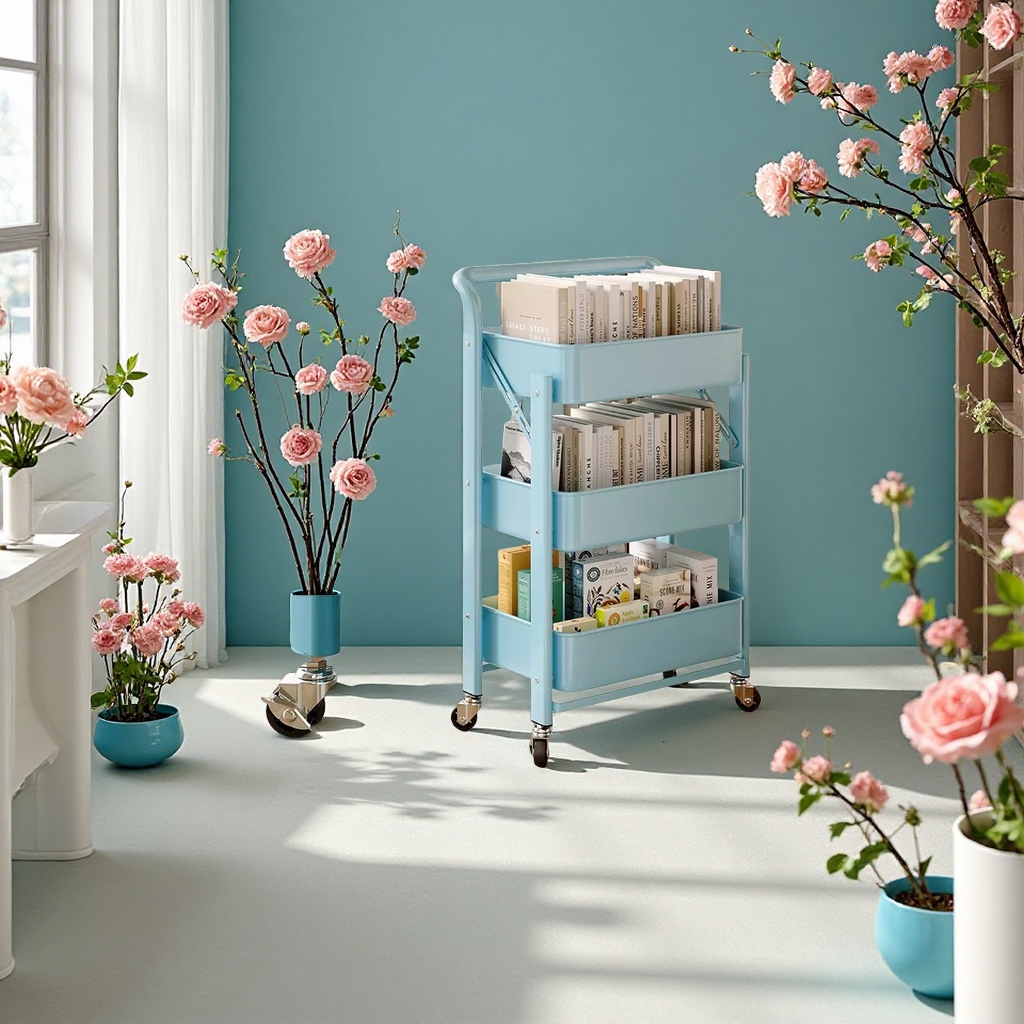 Multi-layer storage rack, study bookshelf, kitchen shelf, simple and practical storage rack, home organizing rack, multi-functional rack Application Scenario