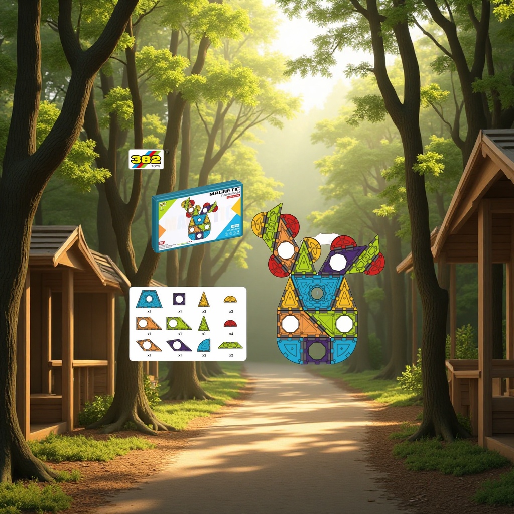 磁力片/磁力球/磁力积木实物图