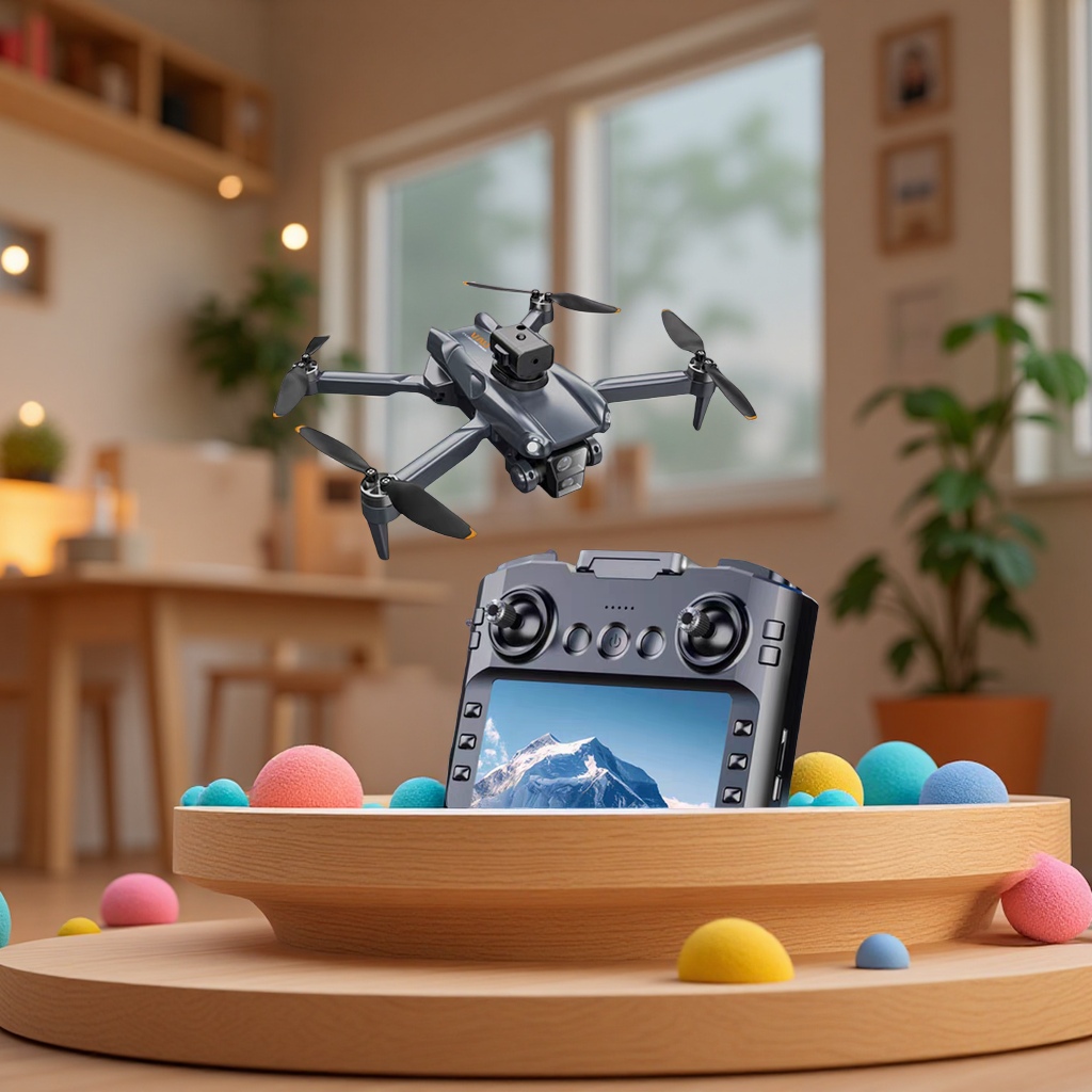 High-definition aerial photography drone, digital Trade center toy drone, portable intelligent remote control drone Specification image